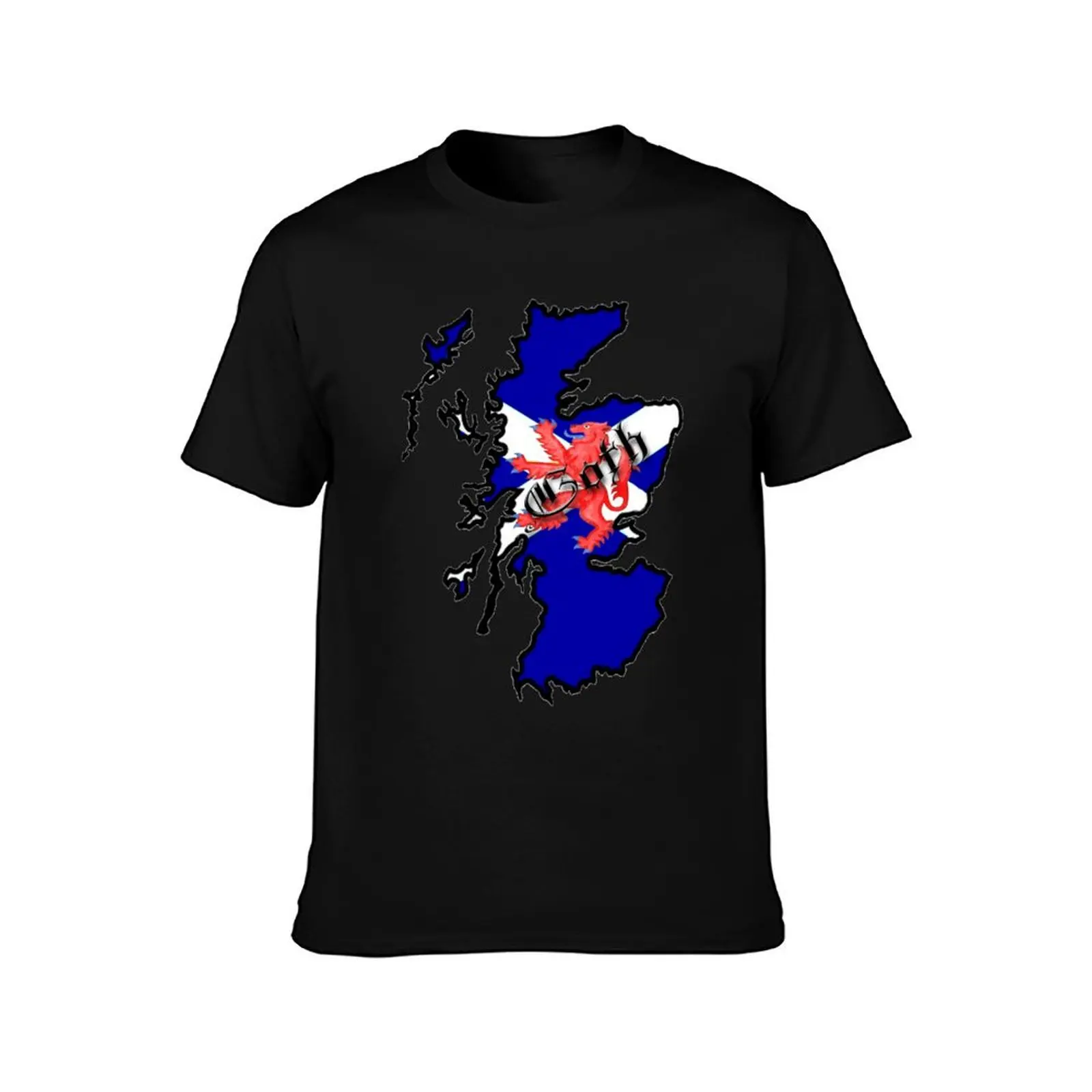 Scotland T-Shirt Summer Casual Cotton Tee Oversized Streetwear Tops Vintage Graphic Print Loose Fit Short Sleeve