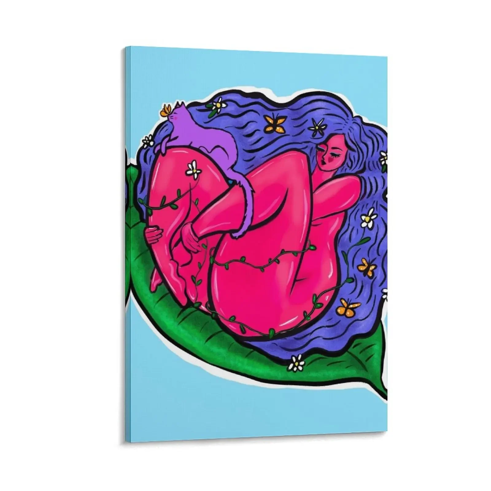 

Turning a New Leaf Canvas Painting Wall paintings home decoration luxury aesthetic room decoration