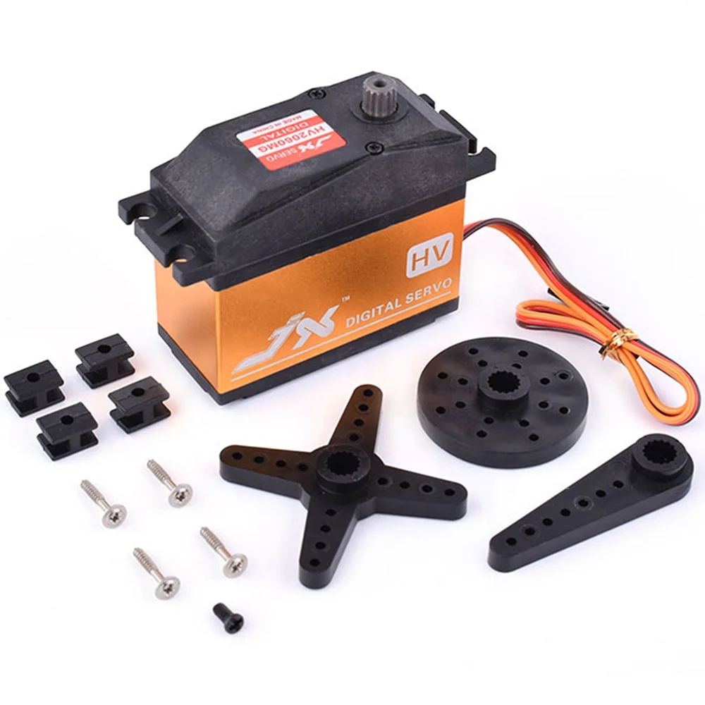 

JX PDI-HV2060MG 60 кг Цифровой сервопривод с высоким крутящим моментом 180 градусов для 1/5 SAVOX-0236 Baja RC Car Категория RC Запчасти и аксессуары