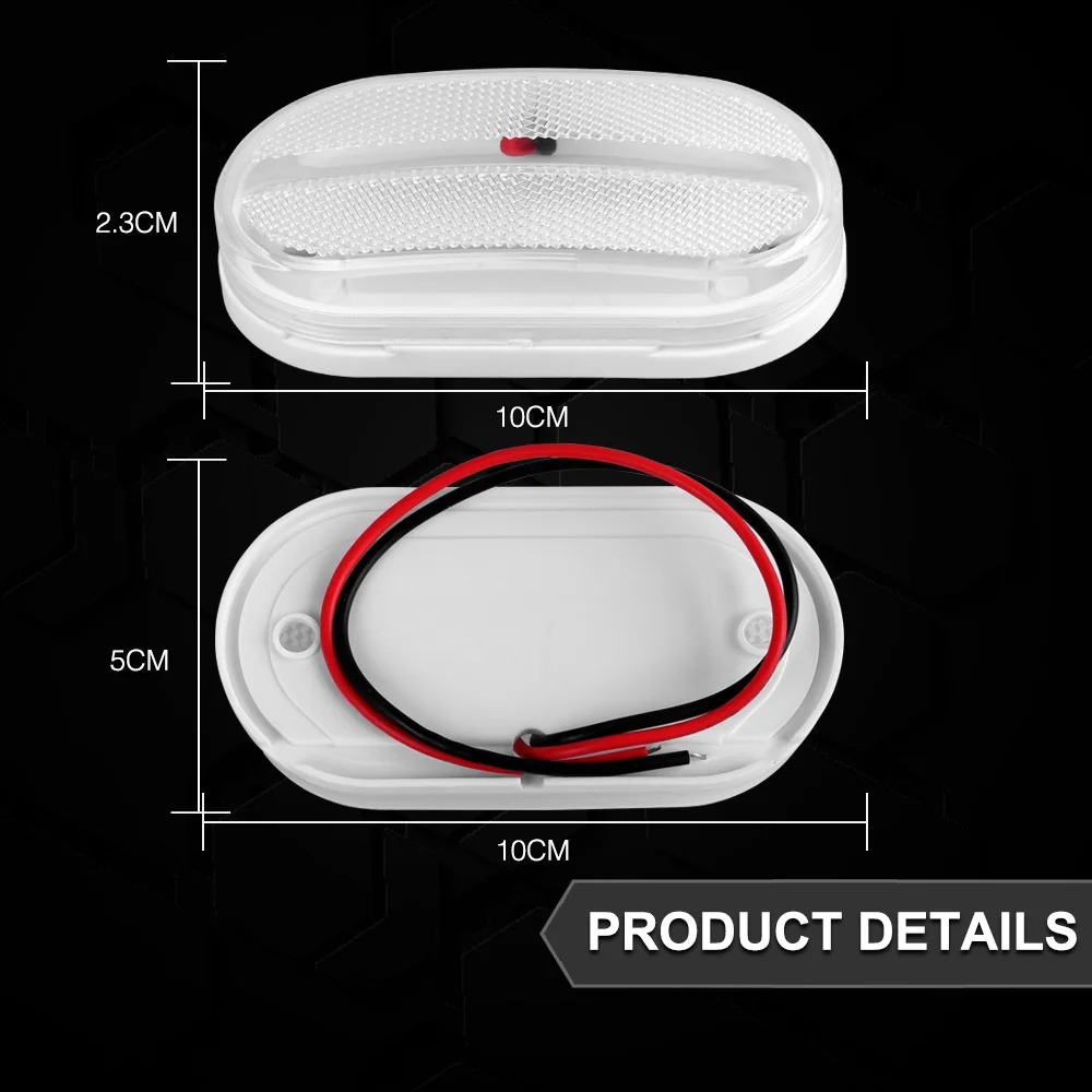 2pcs New 12v High-brightness Led Lights Truck Side Lights Truck Side Marker Lamp Contour Signal Lights