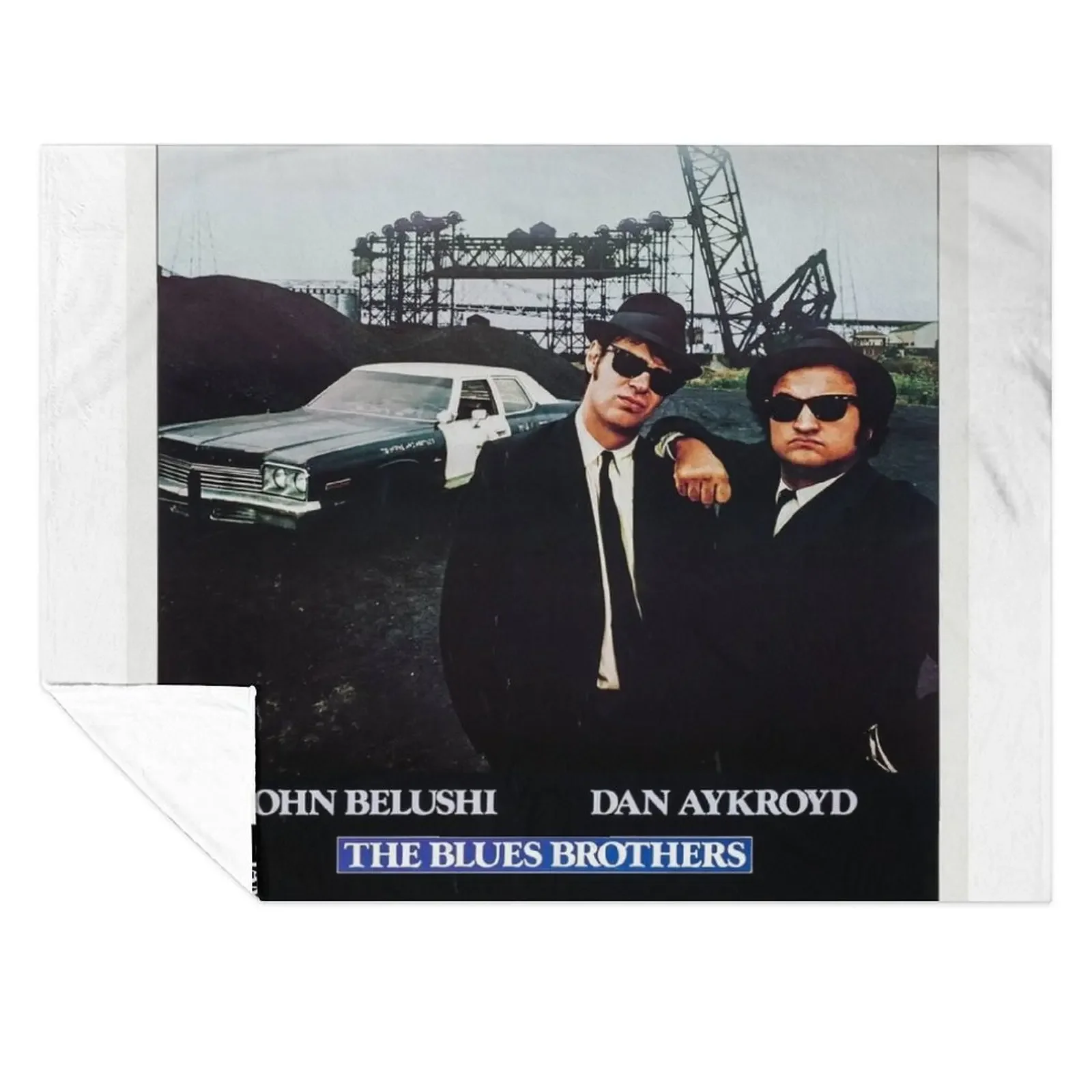 

The Blues Brothers Movie Poster Throw Blanket Nap Plaid on the sofa wednesday Single Blankets