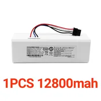 12800mAh Robot Battery 1C P1904-4S1P-MM for Xiaomi Mijia Mi STYTJ01ZHM Vacuum Cleaner Sweeping Mopping Robot Replacement Battery