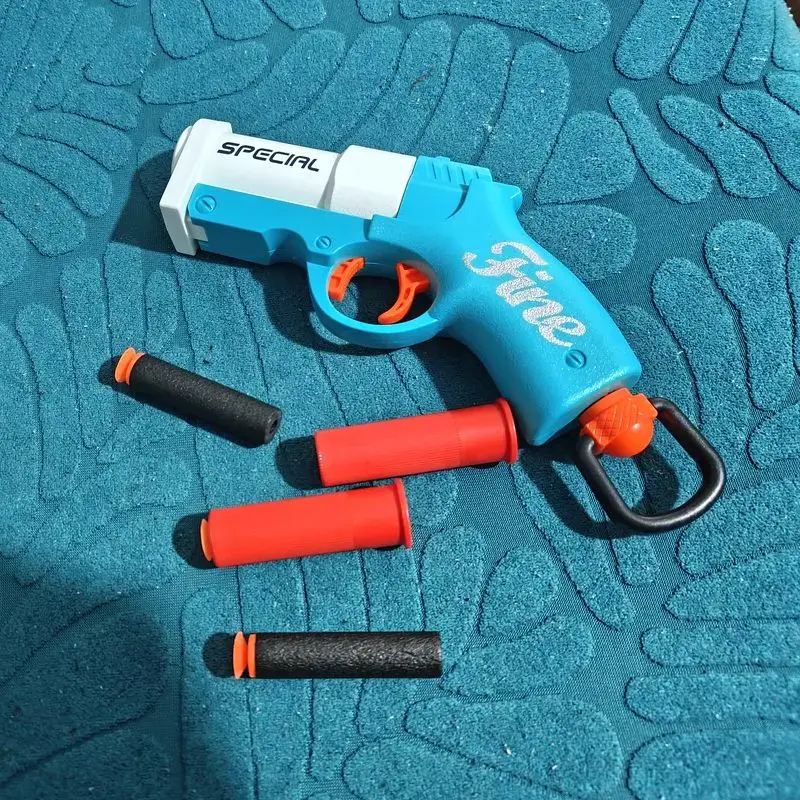 장난감 총 미니 S686 소프트 총알 쉘 발사 런처 에어소프트 폼 총알 블래스터 CS 야외 무기 어린이 권총 어린이 선물