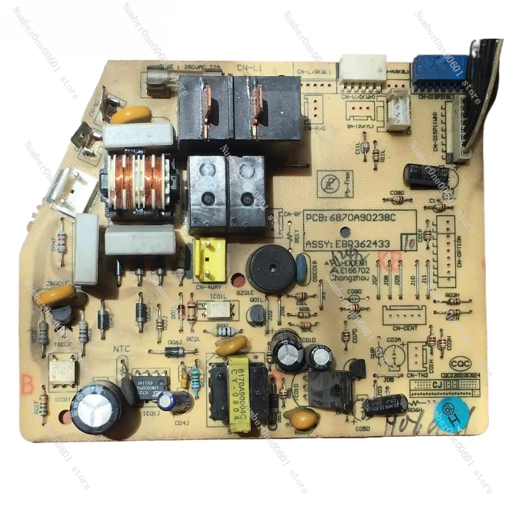 Used Control Board for LG Air Conditioner 6870A90238C EBR362433 Circuit PCB Conditioning Parts