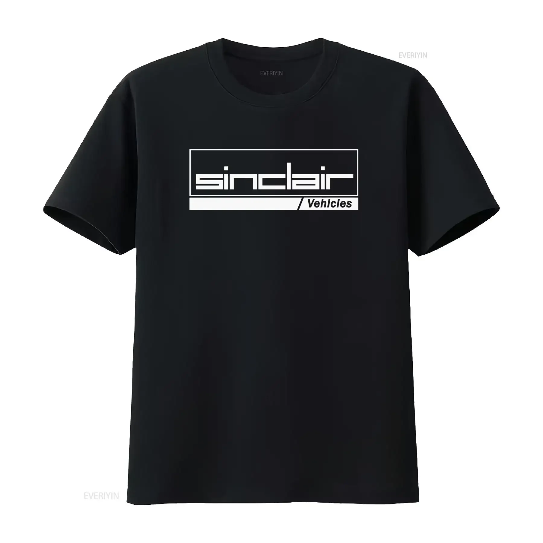Sinclair C5 vehicles Logo T Shirt Electric Pushbike Clive UK vintage Washed Versatile streetwear Soft Comfortable homme