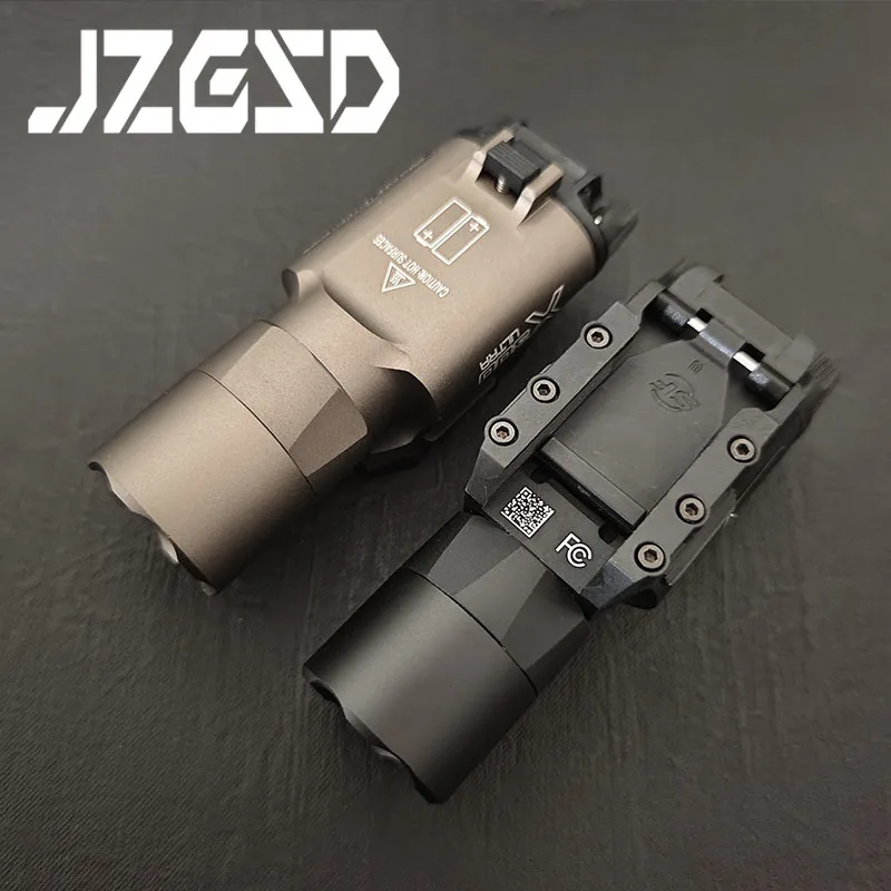 Taktyczny metalowy pistolet pistoletowy X300 X300U Ultra X300V XH35 Surefir światło stroboskopowe LED lekki latarka myśliwska broni szynowej 20mm