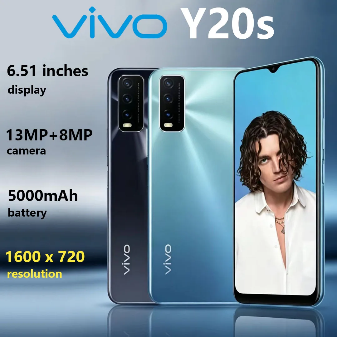 VIVO Y20s 4G Global Version Smartphone 5000mAh 18W Fast Charge 13MP AI Triple Camera 6.51