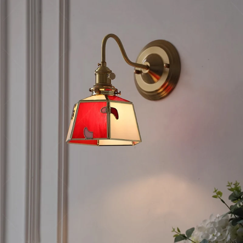 Simple Industrial Loft LED Wall Lights Fixtures Coffee Porch Bathroom Mirror Lamp Stairs Light Iron Bedroom Bedside Lamp Hanging