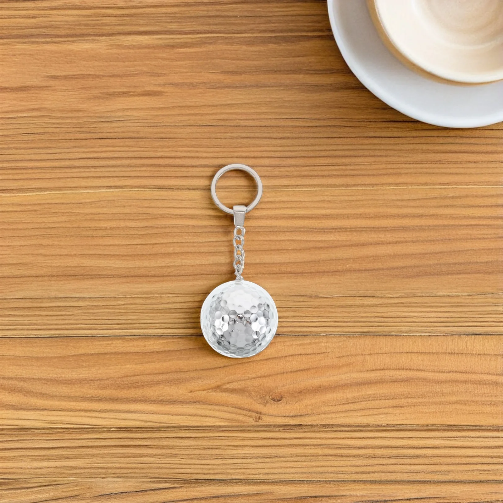 

Golf Gift Ball Men Keychain Silver External Sarin Unique Balls Keychains Man