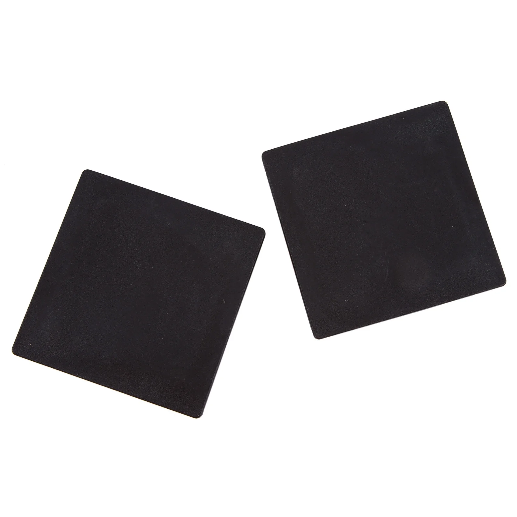 Embouts carrés de lit en plastique, 100mm x 100mm, 2 pièces