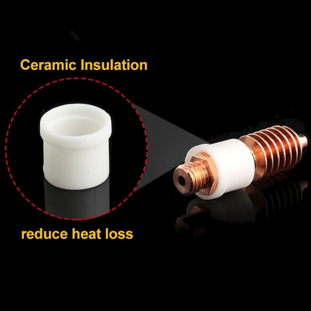 Trianglelab Ceramic Insulation Sleeve Compatible with Dragon Hontend (HEATBREAK HF) Dragon-LC Hotend (HEATBREAK HF) Keep Warm