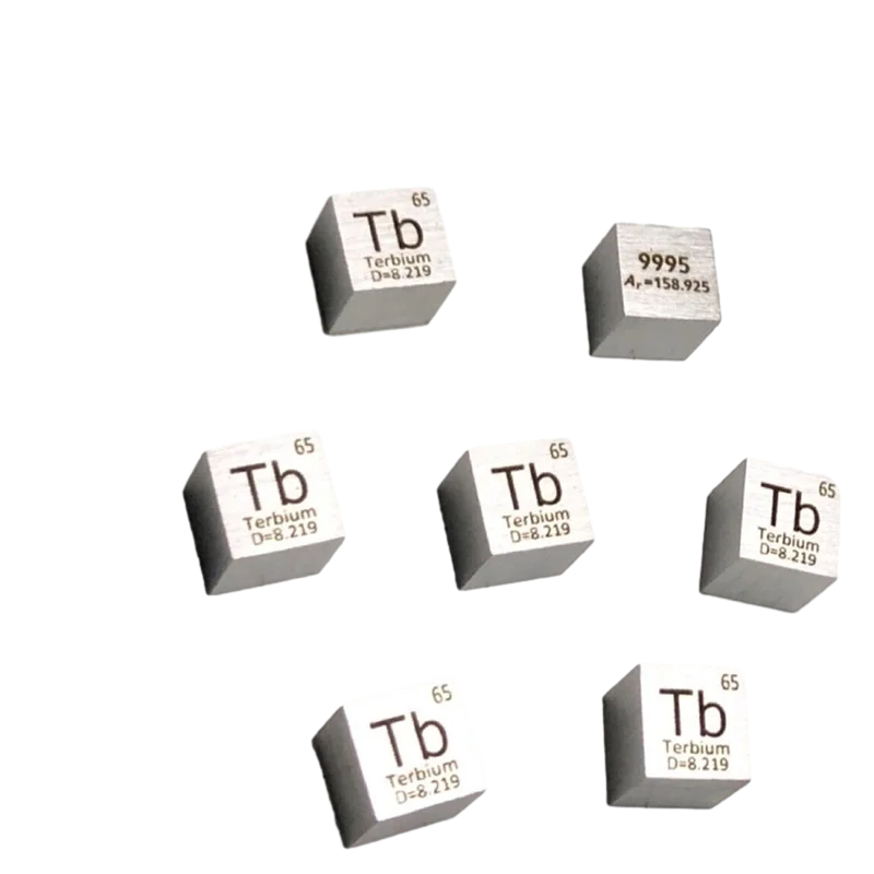 

Free shipping High Purity 99.95 Pure Terbium Tb Carved Element Periodic Table 10mm Cube