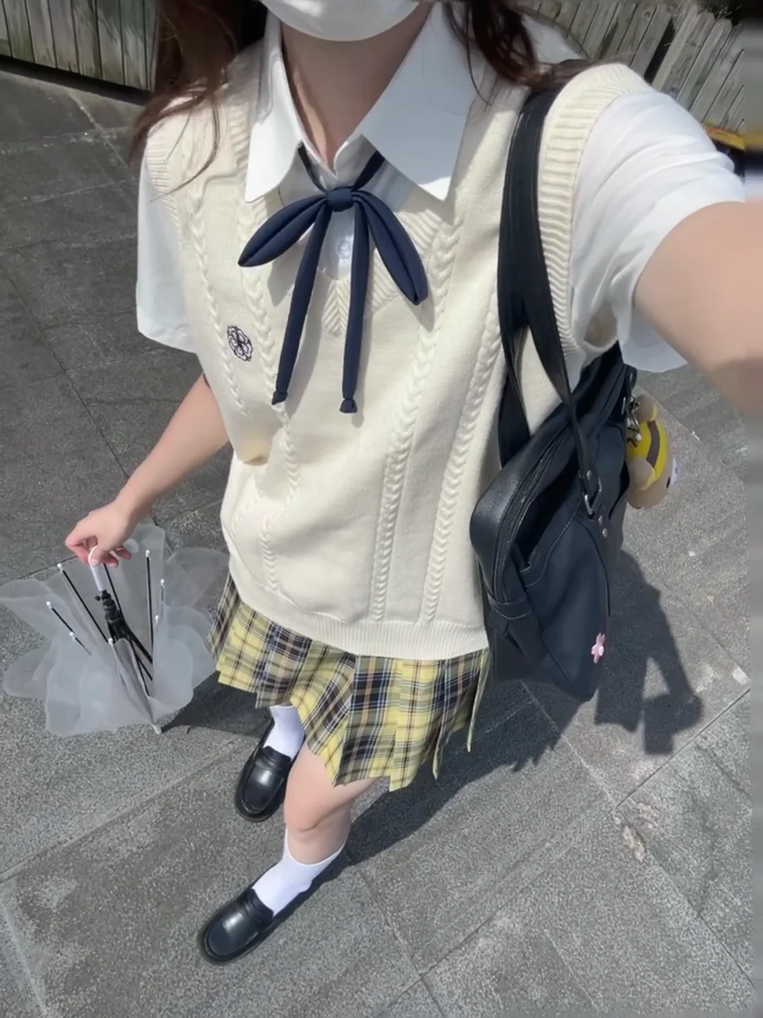 Doce colete de malha superior feminino sle primavera outono nova torção flor bordado jk orm conjunto casual confortável respirável