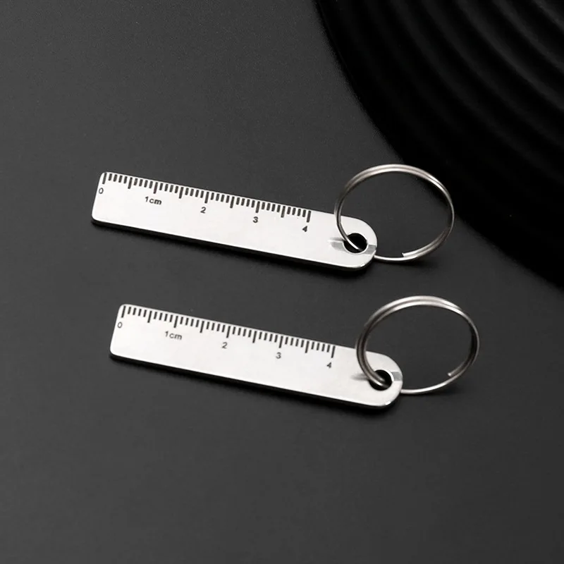 New Mini Ruler - Compact Pendant Ornament - Home Portable Measuring Tool - Small Keychain Ruler