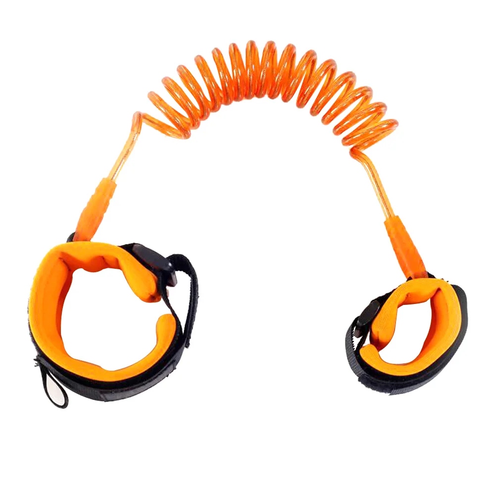 

Kids Safety Harness Child Leash 1.5m Wrist Link Traction Rope Anti Lost Belt Comfortable Durable Wire PU Cord
