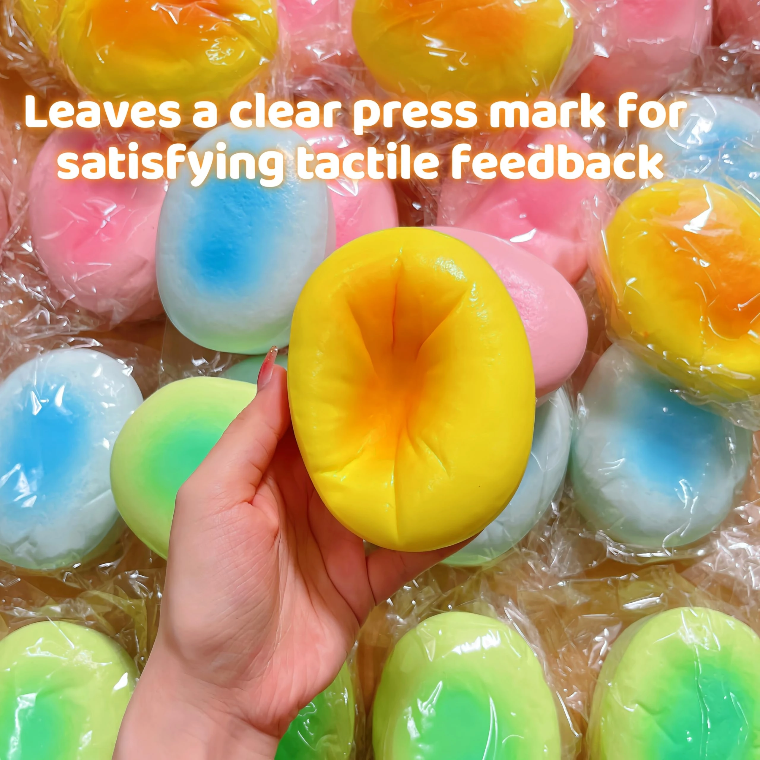 Half Baked Cheesecake Squishy Slow Rebound Soft Cake Stress Relief Squeeze Toy Kawaii Decompression Gift