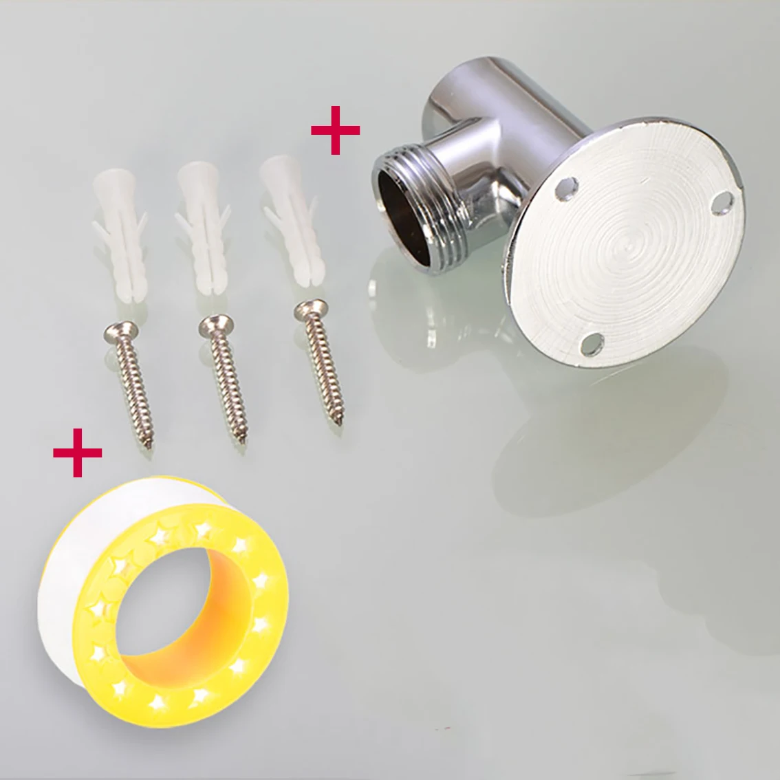 Adattatore per rubinetto Base fissa 1/2 "3/4" connettore per rubinetto dell'acqua Splitter doccia Sprinkler staffa fissa per accessori per il bagno della cucina