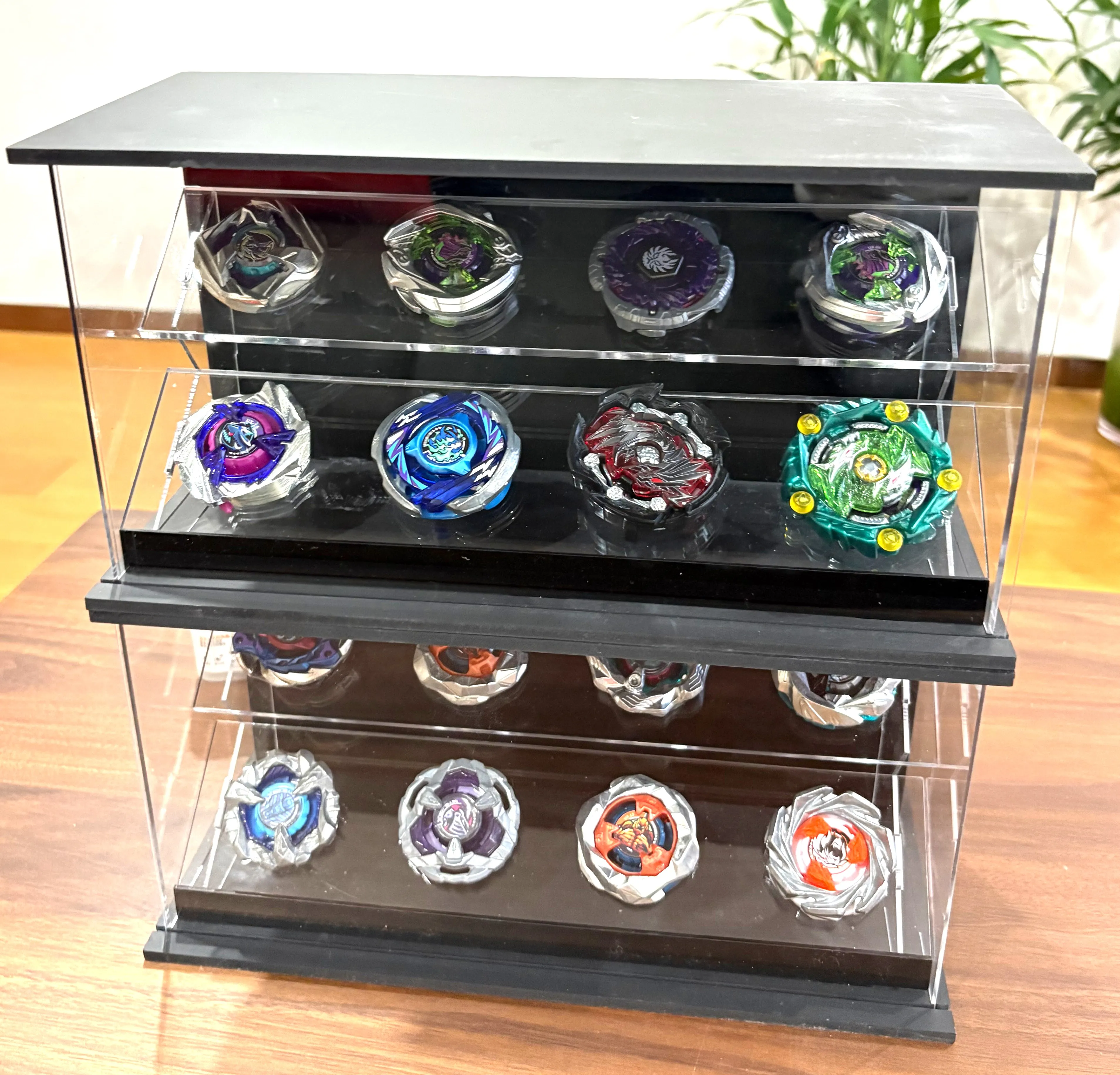 beyscollector MFB BX BB  bust stackable Acrylic Display Case Collectibles Assemble Clear Dustproof Display Box beys with light