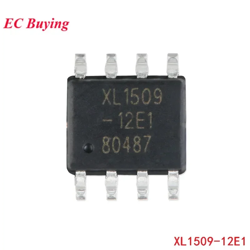 10pcs/lot SMD XL1509-12E1 SOP-8 XL1509 150KHz Buck Step Down DC Power Converter Regulator IC Chip Integrated Circuit Original