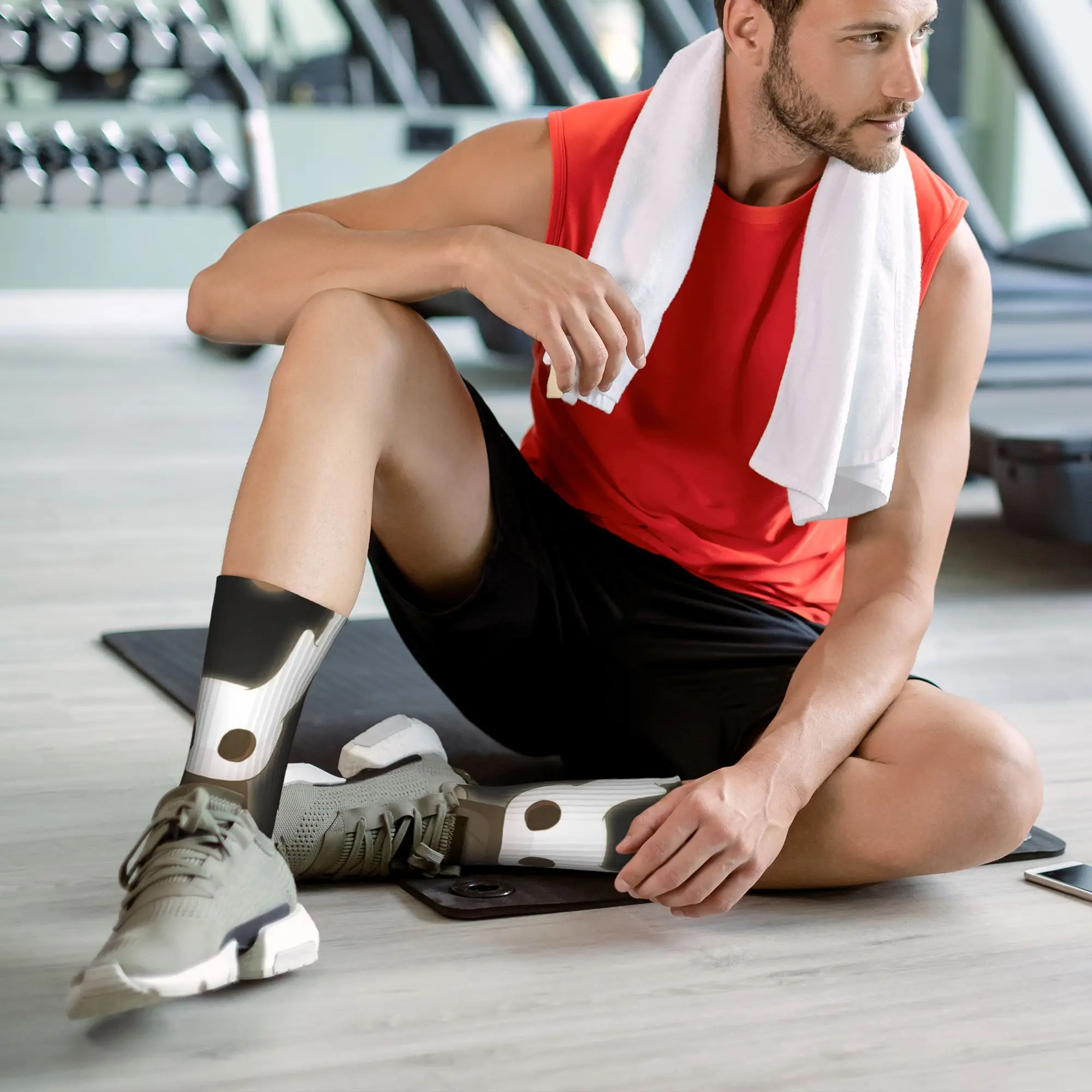 Caballero hueco Anime batalla brillo medias patrón moda calcetines otoño Anti calcetines hombres deportes al aire libre calcetines de alta calidad