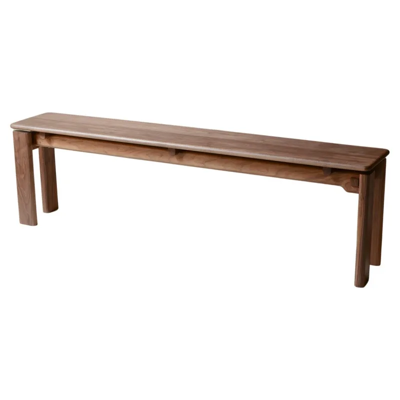 Solid wood bench dining table bench porch stool