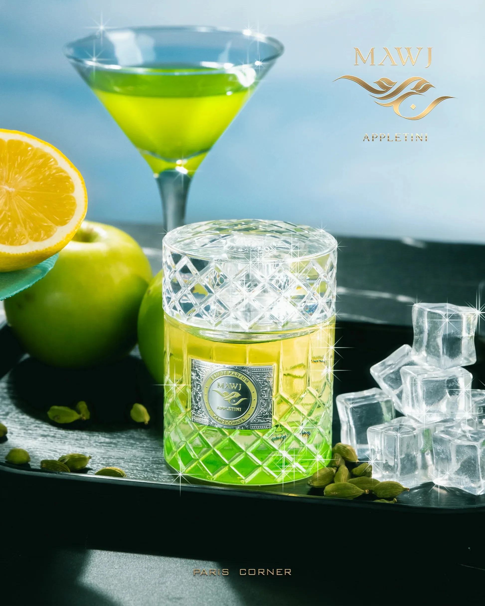 

Summer Solstice Collection MAWJI Perfume 100ml Moscow Mule Cognac Appletini Fresh Musky Citrus Long Lasting Bold Fragrance Birthday Gift Wedding Anniversary Summer Travel Luxury Perfume for Men Women Fresh Cocktail Inspired Scent Woody Amber Musk Citrus A