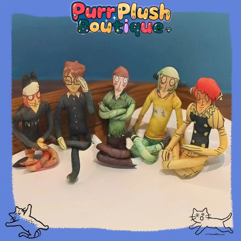 28cm Ranfren Randal's Friends Randal Cosplay Doll Plush Stuffed Dolls Cotton Abstract Plushie Room Decoration Halloween Props