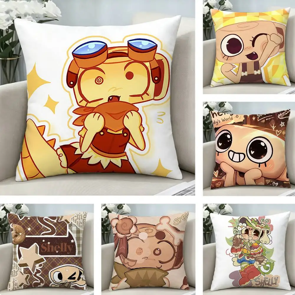 Dandys World S-Shelly Pillow Case Pattern Printed Pillowcase For Living Room Sofa Cushion Cover