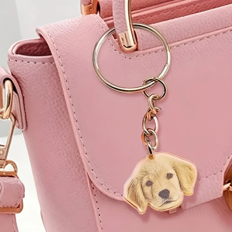 Custom Pet Photo Keychain - product detail 4