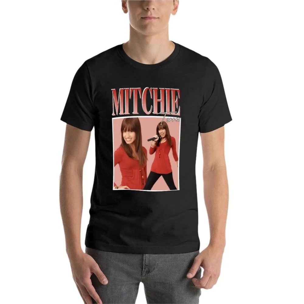 Mitchie Torres \t T-shirt Short sleeve tee vintage clothes oversizeds men t shirt