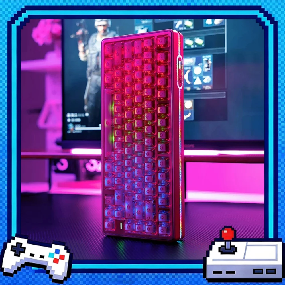 VGN Neon 75 Super Competitive Edition Wired Keyboard 0.1ms Event-Level Delay E-sports Keyboard 8K Polling Rate Pc Accessories