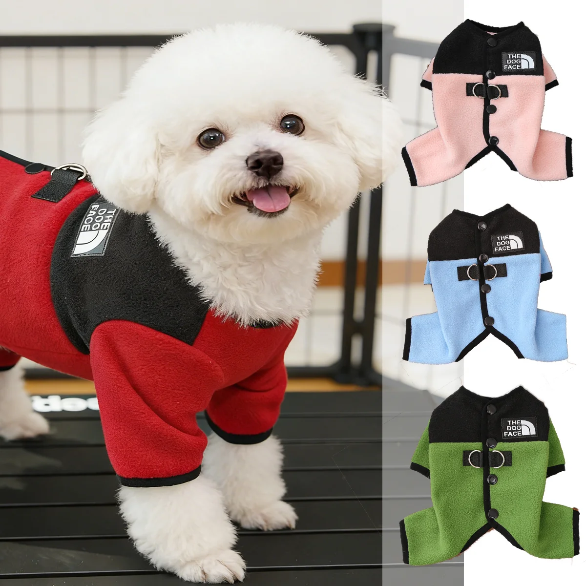 

Pet Fashionable Coat Dogs & Cats WinterAutumn Four-legged Warm Clothes Suitable For Chihuahua, Bulldog Clothing