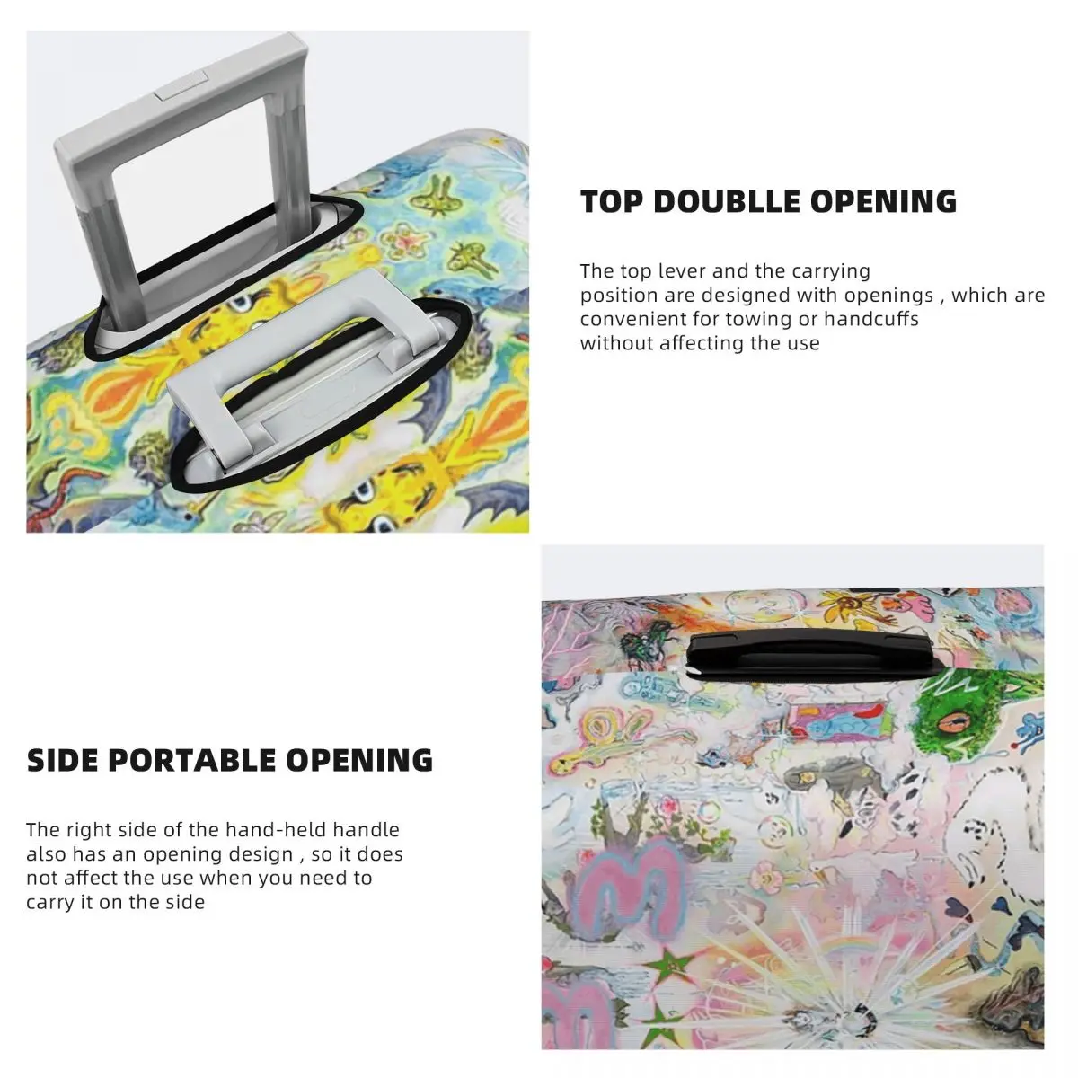 Drain Gang Bladee 333 альбом Cov чехол для чемодана защитные эластичные защитные чехлы для багажа для 18-32 дюймов