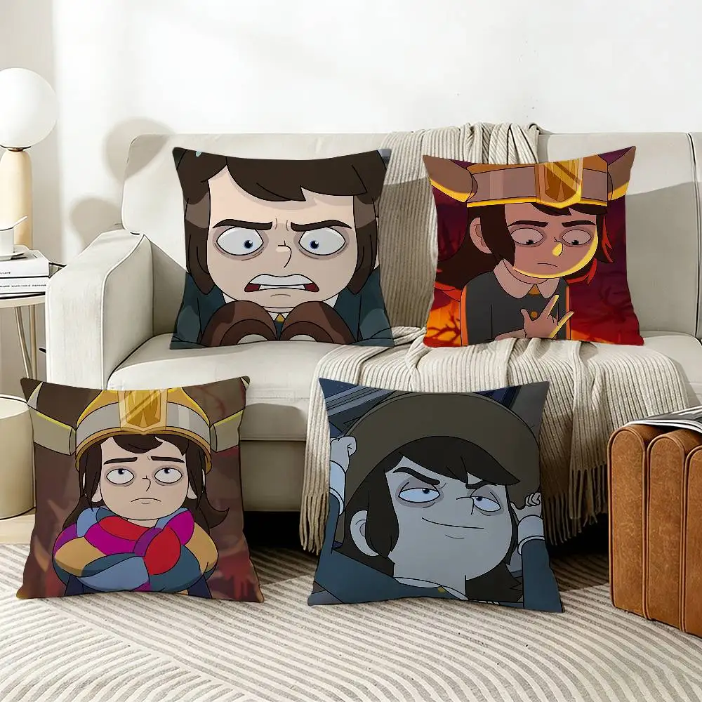 

Abaddon H-HauntedS H-Hotel Pillow Case Living Room Sofa Cushion Cover Suitable For Home Bedroom Room Decoration