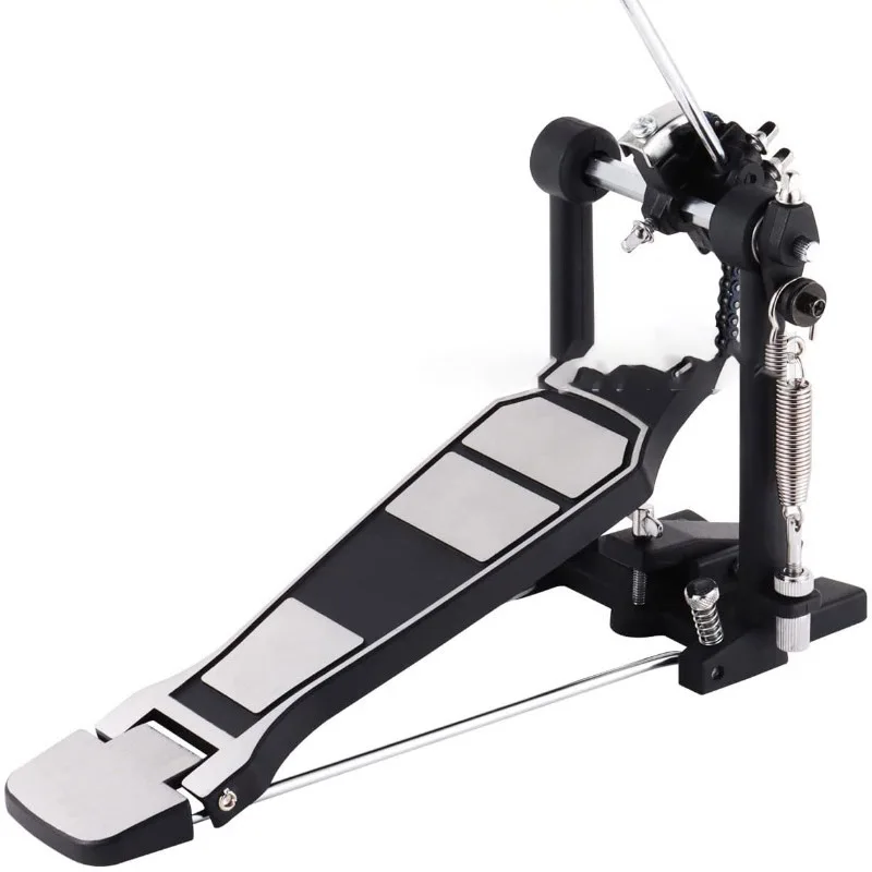 

Single Drum Pedal Thickened Alloy Jazz Drums Foot Pedal Practice Chain Electronic Drums Tread Hammer Drumsticks Accessories