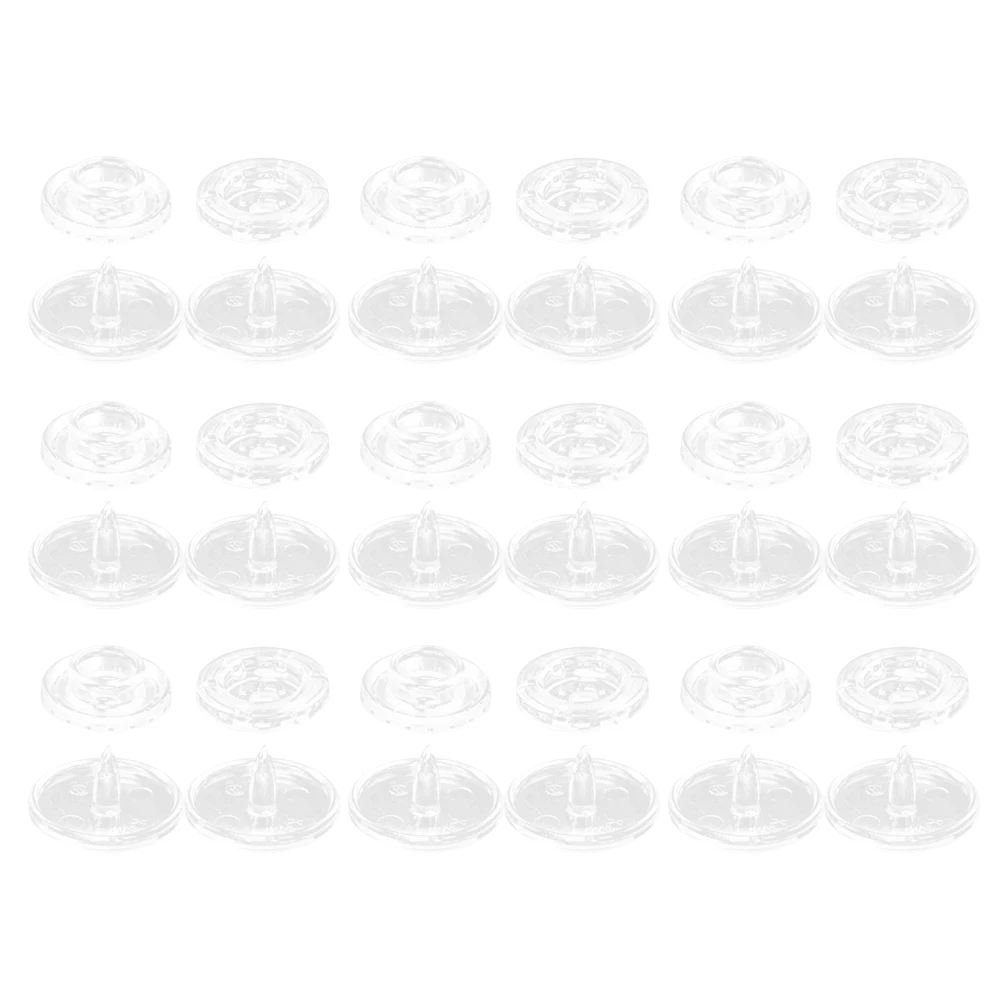 

100 Sets Snap Buttons Resin Plastic Clothing Accessories Durable Easy to Use Professional Tailors Beginners Infants