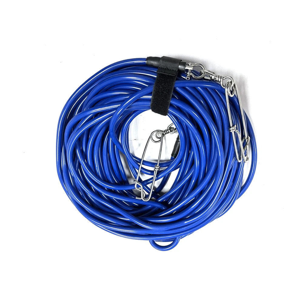 Spearfishing Floatline Blue 30 Meters Free Diving Safety Rope Red Floatline Pesca Float Line PVC Tube + Dyneema 30m Floatlines