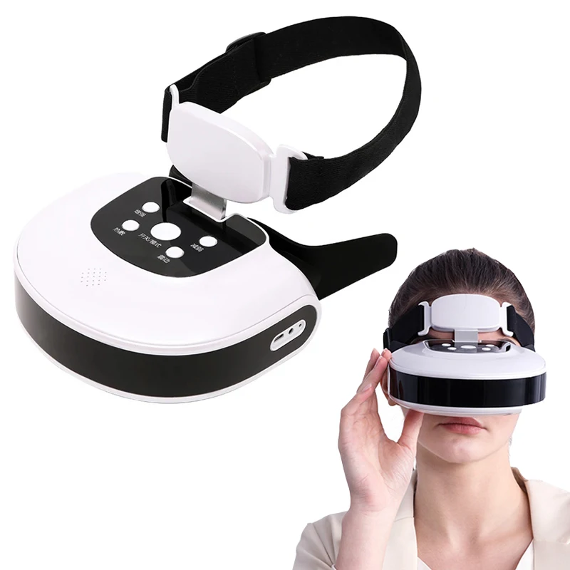 

Acupuncture Eye Massager with 24D Laser Moving Light Spots for Vision Restoration Training and Myopia Treatment TENS Stimulation