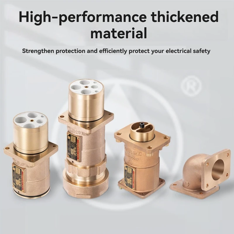 LBD1-500/3.3 Mineração à prova de explosão Conector à prova de explosão Cabo de alta e baixa tensão Conjunto de conector intermediário