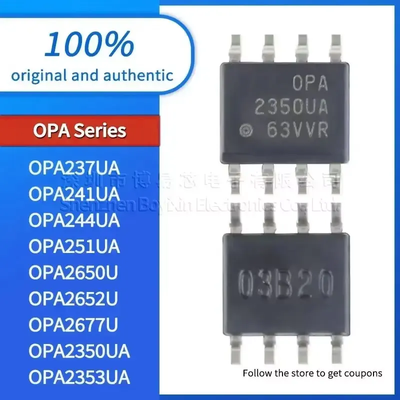 

1pcs OPA2350UA OPA2353UA OPA237UA OPA241UA OPA244UA quality assurance OPA251UA OPA2650U OPA2652U OPA2677U