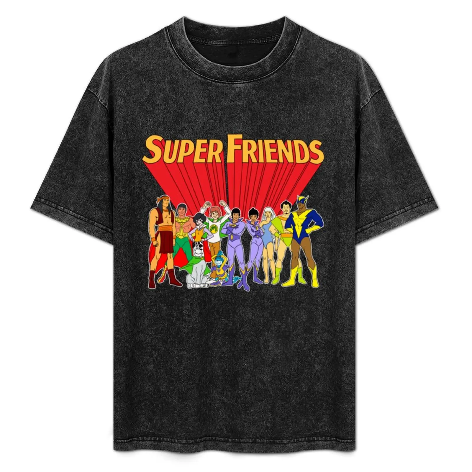 Super Friends Super Friends T-Shirt Stretch Fabric Comfort T-Shirt