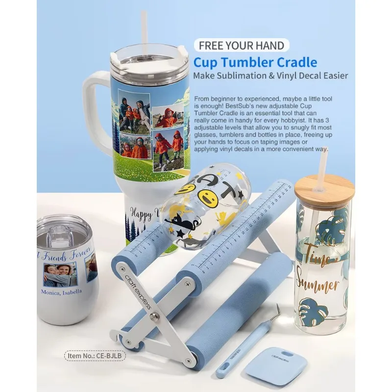 

Decal Adjustable Bottle Cup UV Sticker To Make Tumbler Holder Cup Holder for Making Tumbler