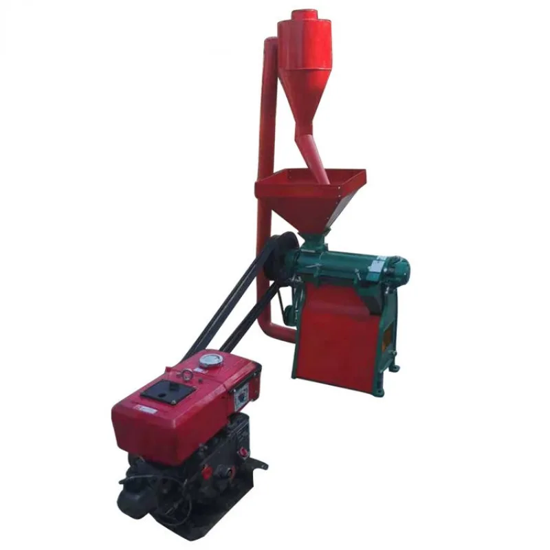 Combined Rice Milling Machines price sb10 sb30 sb50 diesel powered Mini Rice automatic Husk Hammer rice and corn mill machine