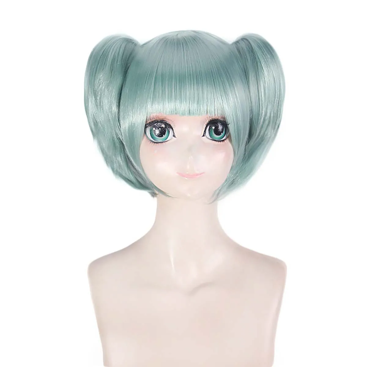 วิกผมสั้นทรงหางม้าสำหรับผู้หญิง อนิเมะ ชิโอตะ นางิสะ คายาโนะ คาเอเดะ