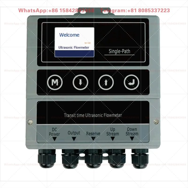 Phase Method External Clamp-Type Pipeline Flowmeter - Break-Free Pipe Installation for Flow Measurement