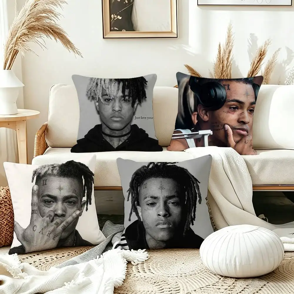 

XXXTentacion 17 Rapper Pillow Case Living Room Sofa Cushion Cover Suitable For Home Bedroom Room Decoration