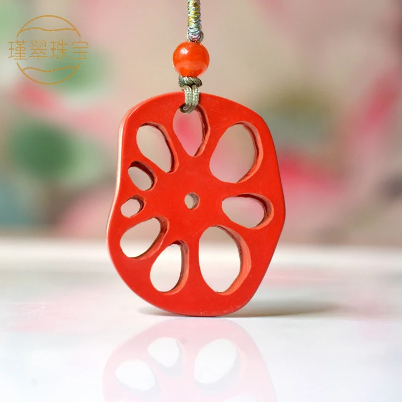 Natural Emperor Red Slice Pendant, a match men and women, as a couples