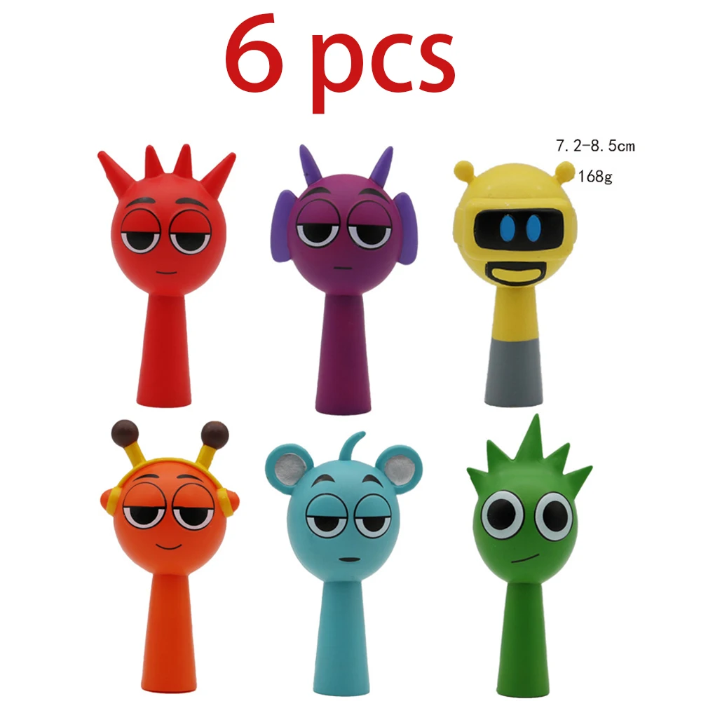 Sprunki Figures Toys Incredibox Pvc Model Sprunki Wenda Action Figurine Simon Oren Tunner Ornament For Kids Birthday Gift Gift