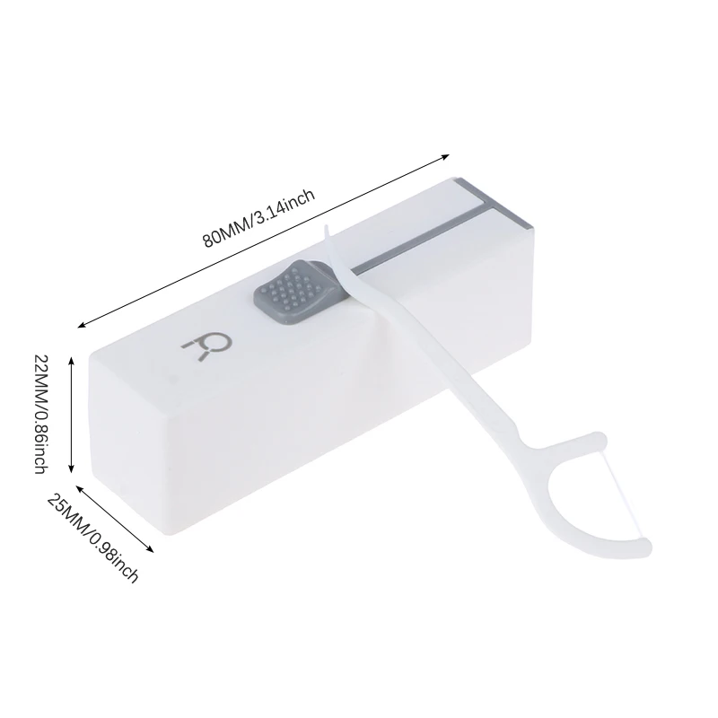 Portátil Dental Floss com Auto Box, Dentes Stick, Higiene Oral, Fio Limpo, Tooth Cleaner, Saúde Higiene Toothpicks