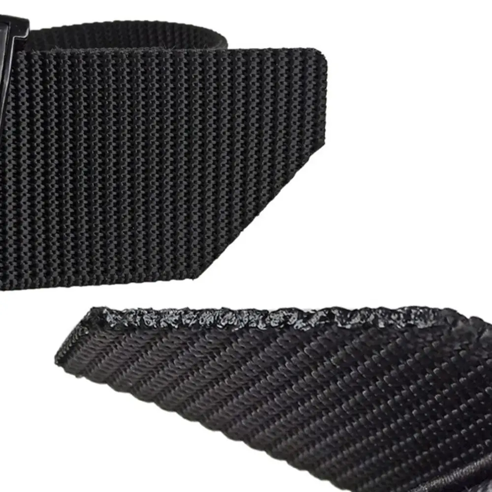 

Мужской тренировочный ремень 4,5 см с металлической пряжкой, регулируемый, с быстрым сбросом, лазерная резка, нейлоновый плетеный ремень